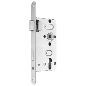 BKS Einsteckschloss 0415,PZW72/8,D55,F20x235rd,NiSi,DL