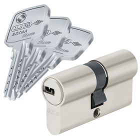 ABUS Profilzylinder EC550 NP, matt vernickelt