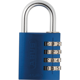 ABUS Zahlen-Vorhangschloss-Set 145, Aluminium