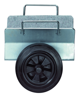 BS PLATTENKLEMMWAGEN 3G KLEMMBREITE 160 M.FILZBESCHICHTUNG GUMMIBEREIFUNG B40200