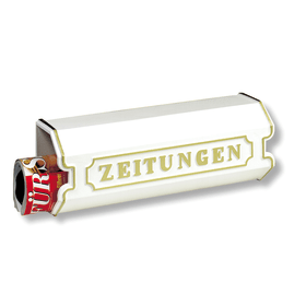 ZEITUNGSBOX 1890 W WEISS 120804 