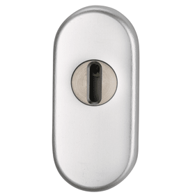 Dieckmann Alu-Rahmen-Schieberosette, oval, Serie Ares, 14,5mm ZA, 6695 F09