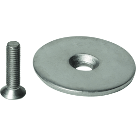 DECKSCHEIBE 7432 NIRO F. STAHLTÜRHEBEL EINS. 01167100000