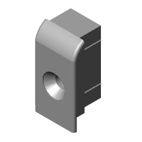 STULPENDKAPPEN 24 MM DZM 174/SG RAL 7004 SIGNALGRAU  VE=5  3481495