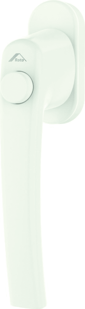 ROTO Fenstergriff RotoLine, Druckknopf, mit Nocken, ohne Schrauben, Aluminium