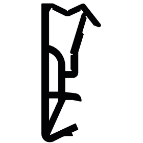 HAUSTÜRDICHTUNG SV 155 SCHWARZ 13129 