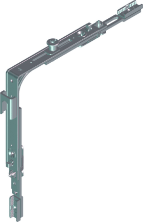 ROTO Eckumlenkung, WK2/WK3, V-zapfen, Stahl
