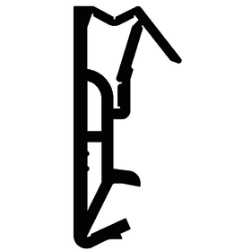 HAUSTÜRDICHTUNG DS185A SILIKON WEISS 50 M (2X25 M BUNDE)