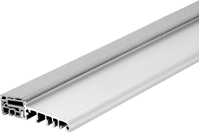 Roto Bodenschwelle Eifel 110TB Aluminium mit geriffeltem Deckel, außen, eloxiert, 6 m