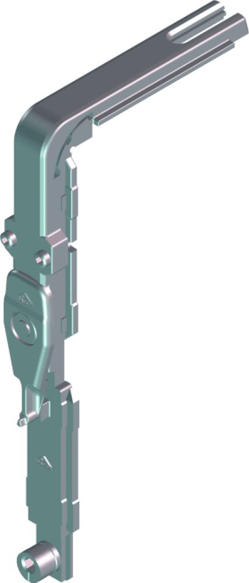 ROTO DK-Eckumlenkung,  T540-10,  Stahl verzinkt