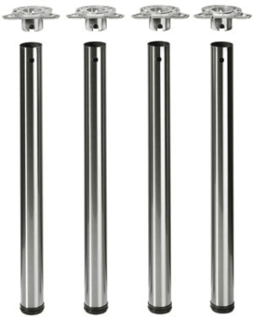 Set Efua , ø 80 mm x 710 mm - 740 mm, verchromt, hochglanz