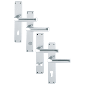 HOPPE Drückergarnitur 113P/202SP, Aluminium