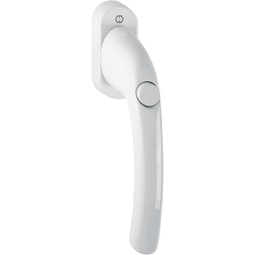 Hoppe Fenstergriff Tokyo mit Druckknopf, selbstsperrend