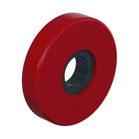 HEWI Drückerrosetten,R-Tech., Drücker ø23mm rubinrot38,1 - 48,0 mm 