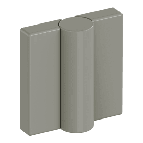 HEWI Aufschraubband, ungefälzte Türen, DIN rechts felsgrau 