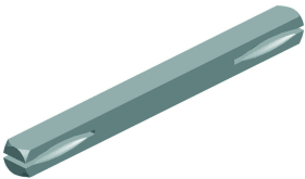 Hermat Vierkantstift 4016.S, 10x160mm verzinkt