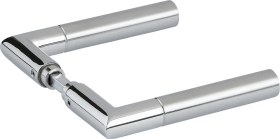Hermat Drückerpaar BASIC 02 1802.BIC, 8mm,edelstahl poliert/edelstahl matt