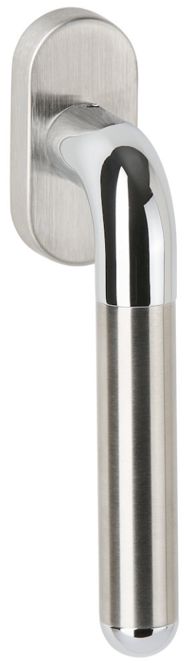 Hermat Fenstergriff CLUB 1110/DK,Stand.,ov.,7/35,gl.chr./ER