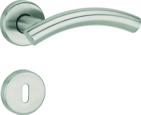 Hermat Drückergarnitur 1233/2036.KB,o.Schl.ros.,rd.,8,ER,TS 38-42