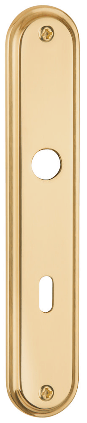 Hermat FS Langschild 2075.R innen,oval o.No.,PZ 72,ms poliert