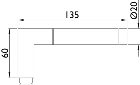 Hermat Drückerpaar SPACE 1114, 8mm,edelstahl poliert/edelstahl matt