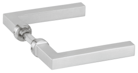 Hermat Drückerpaar SQUARE 1835, 8mm,edelstahl matt