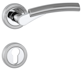 Hermat Wechselgarnitur 1124.M/2031,Ros.,rd.,PZ,8,DR,glanzchr./ma.vern.,TS 38-42