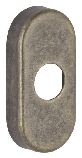 Hermat Fenstergriffrosette DK,oval,antik brüniert