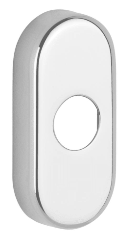 Hermat Fenstergriffrosette DK,oval,nickel