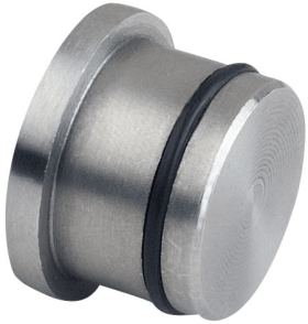 Hermat WRT-Endkappe,für Laufschiene, TORBOLE, 9040, Edelstahl, edelstahl matt