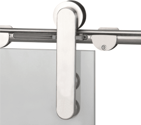 Schiebetürbeschlag,mit Laufschiene,TORBOLE, 2400mm,FB max.1125, 80kg, ESG/VSG,ER