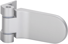 Hermat Glastürband 6216,2tlg,FT24,rund,edelstahloptik eloxiert