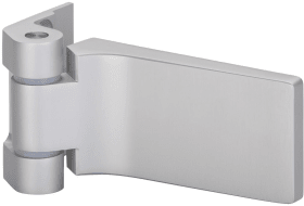 Hermat Glastürband 6226,2tlg,FT24,kantig,edelstahloptik eloxiert