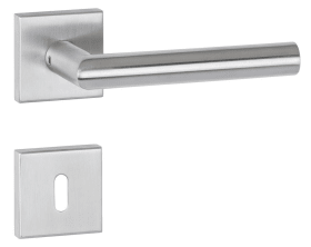 Hermat Drückergarnitur 1802/2311.SC,o.Schl.ros.,eck.,8,ER,TS 37-47