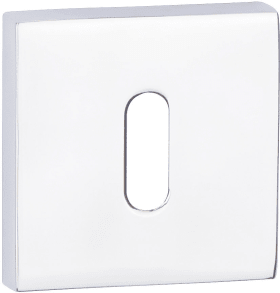 Hermat Schlüsselrosette 2311.SC,eckig,BB, 11mm,ER pol.