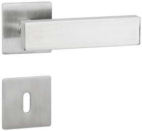 Hermat Drückergarnitur 1616.K/2611.FL,Ros.,eck.,BB,8,ER,TS 38-45