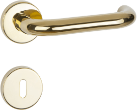 Hermat Drückergarnitur 1801/2036.KB/3212,Ros.,rd.,WC/S,8(8),ms PVD,TS 38-42