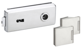 Hermat Ganzglastürschloss 6082/6325,BB,8mm,ER,FlüFA