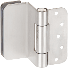 Hermat Glastürband 6352/STUMPF,3tlg,FT40,rund,edelstahl matt