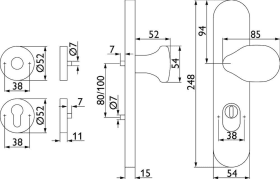 Hermat Kombi-WSG 1804/2089/3128,LS/Ros.,15mm,ES1,ZA/PZ 92/8,DR,ER,TS 64-83