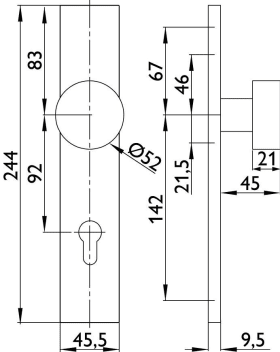 Hermat Knopfschild 2002,LS eck,PZ92,ER matt
