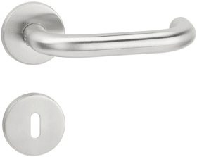 Hermat Drückergarnitur 1801.KL4/2073.M,Ros.,rd.,BB,8,ER,TS 37-48