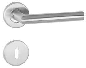 Hermat Drückergarnitur 18024/2073.MI,o.Schl.ros.,rd.,8,ER,TS 37-48