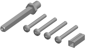 Hermat Befestigungsset 4089 Ros., VK 10,TS 64-73