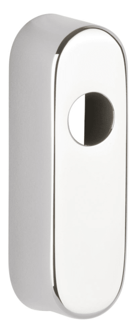 Hermat Fenstergriffrosette DKSI,oval,edelstahl