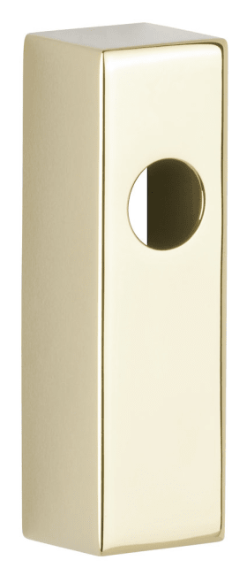 Hermat Fenstergriffrosette DKSI,eckig,messingfarben