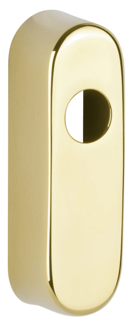 Hermat Fenstergriffrosette DKSI,oval,messingfarben