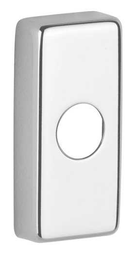 Hermat Fenstergriffrosette DK,eckig,nickel