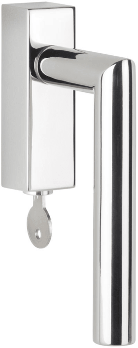 Hermat Fenstergriff BASIC 02 1802/DKSI,abschl.,eck,7/32,gl.,ER pol.