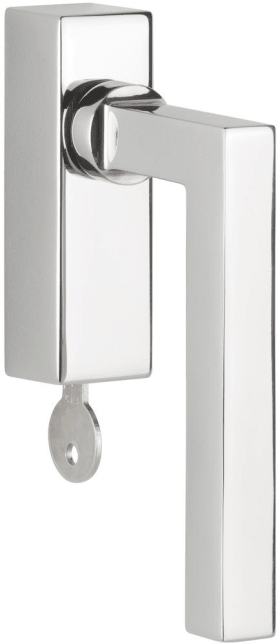 Hermat Fenstergriff SQUARE 1835/DKSI,abschl.,eck,7/32,gl.,ER pol.